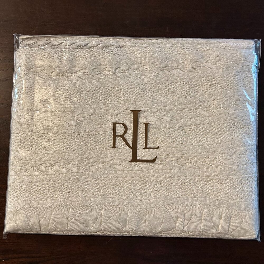 Lauren Ralph Lauren lacy throw blanket